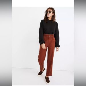 Madewell tapered paperbag pants